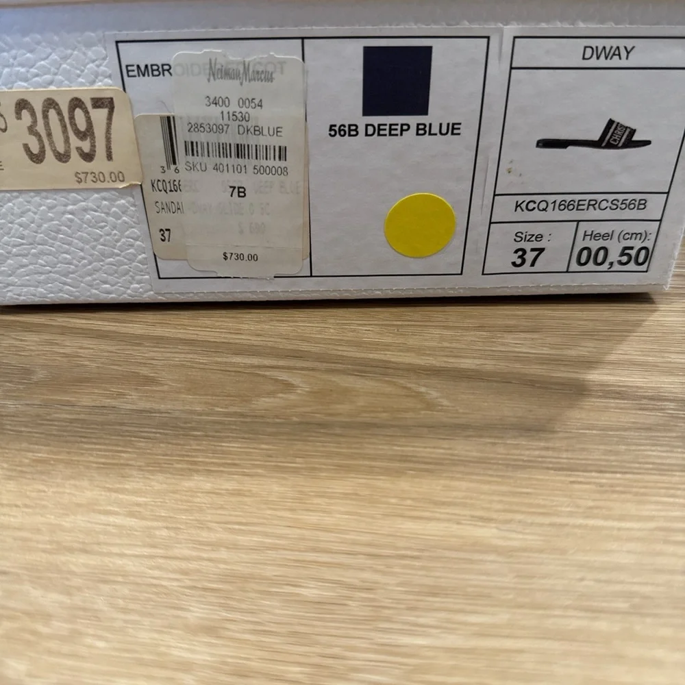 Dior Black, navy and Tan Sandals - Picture 4 of 4